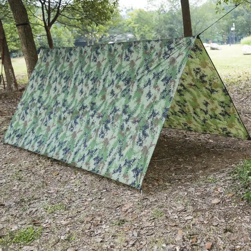 BĂąche camouflage jardin