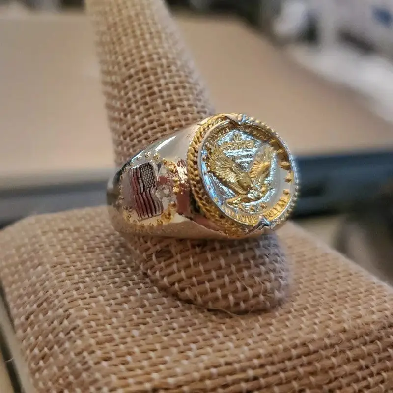 Bague americaine d ecole militaire - Image 3