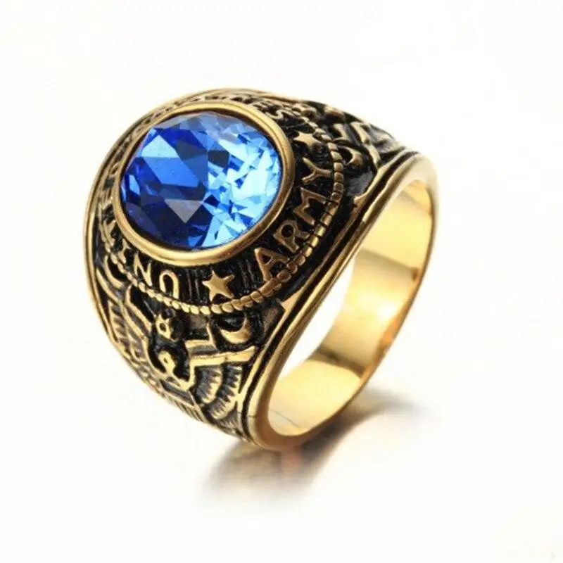 Bague bleu militaire - Image 2