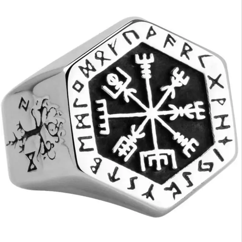 Bague Viking Vegvisir - Image 2