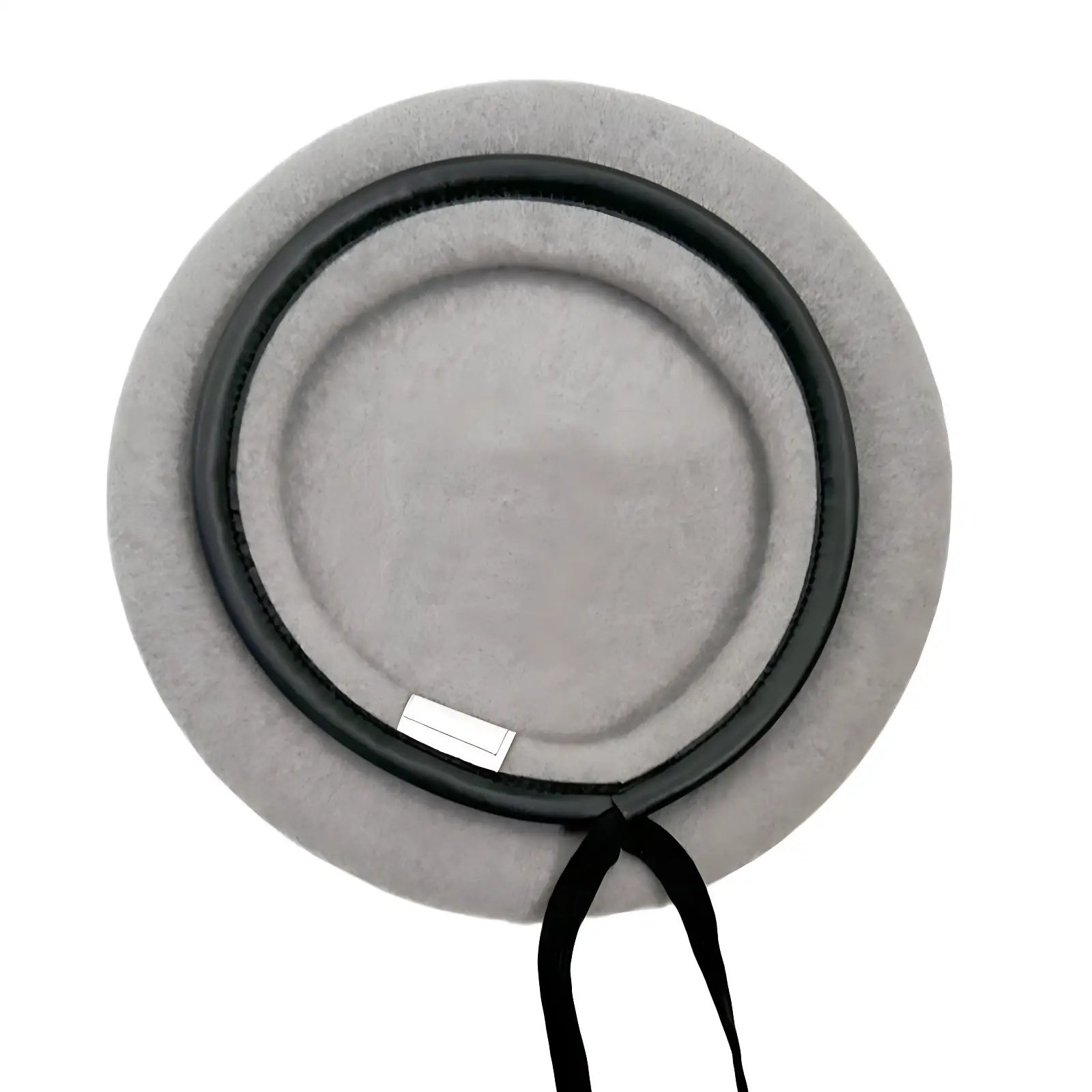 Béret militaire avec bord en cuir - Image 4
