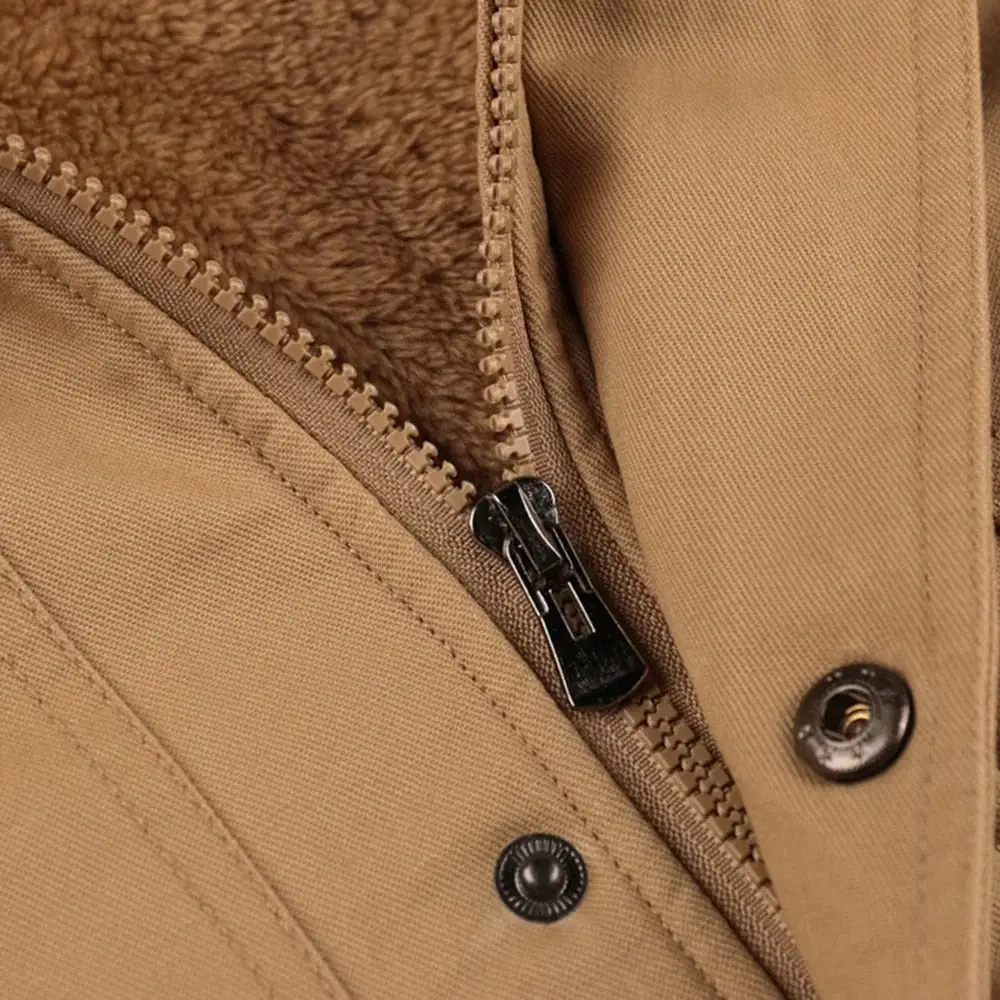 BLOUSON MILITAIRE AVEC FOURRURE INTÉGRÉE - Image 5