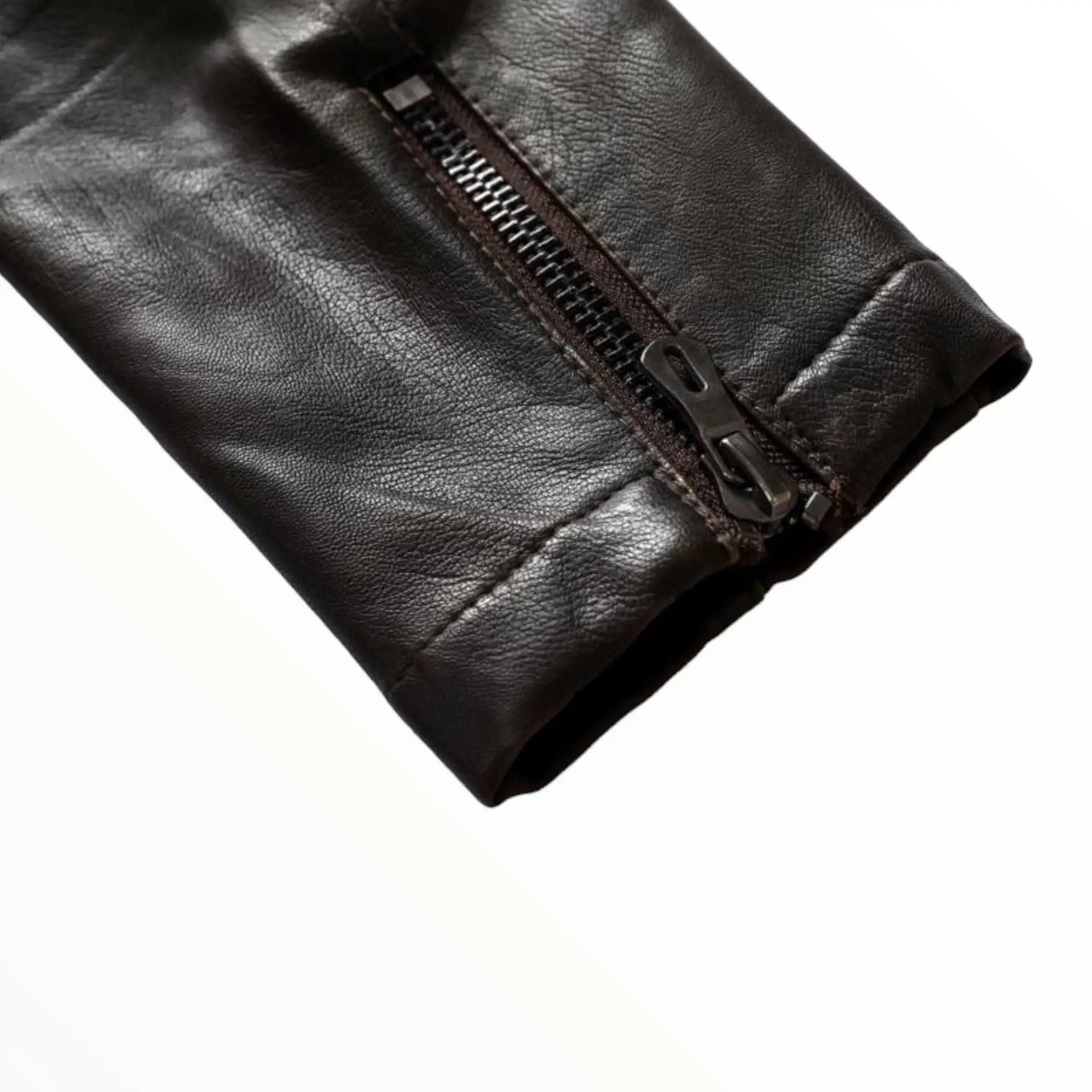 BLOUSON MILITAIRE EFFET CUIR ITALIEN - Image 10