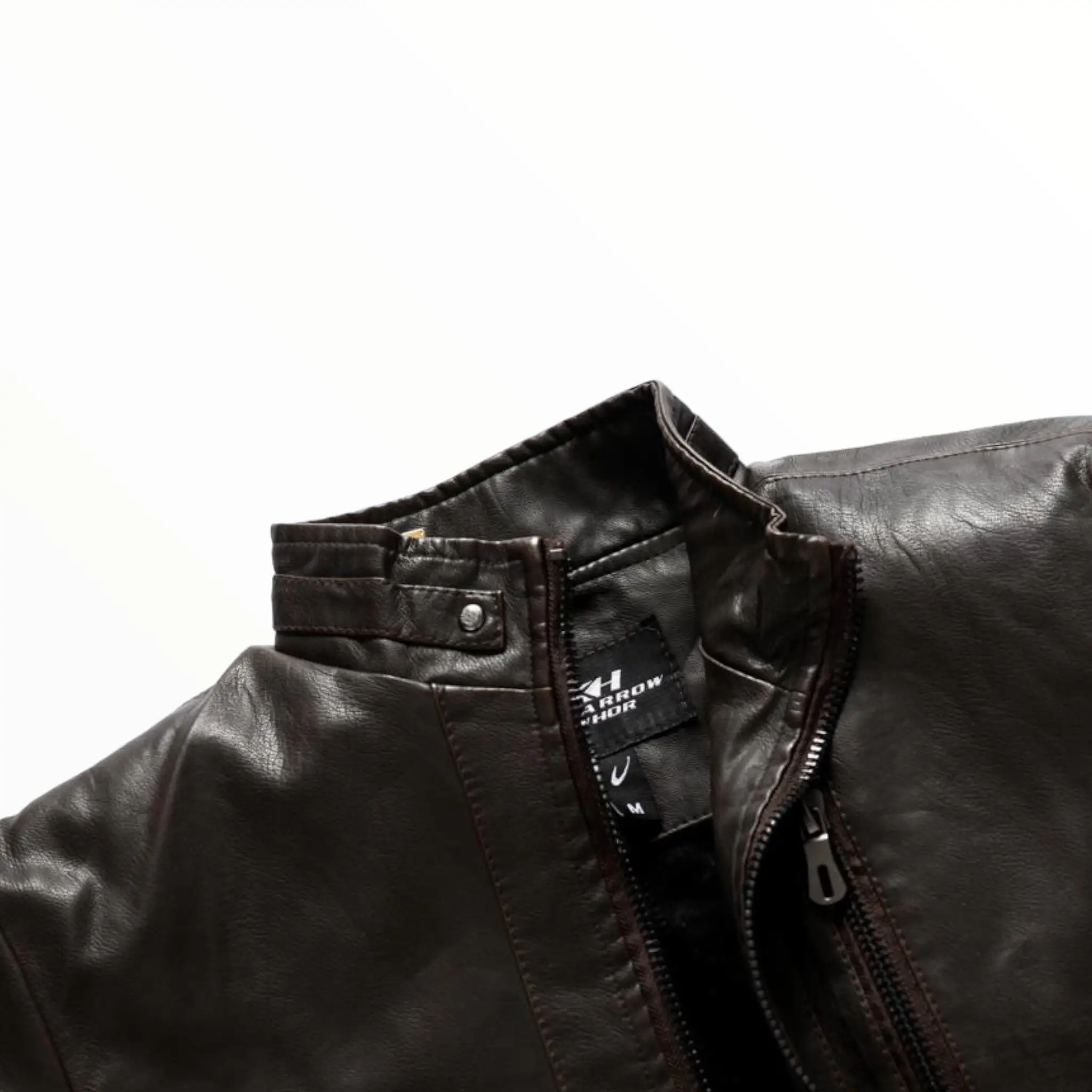 BLOUSON MILITAIRE EFFET CUIR ITALIEN - Image 3