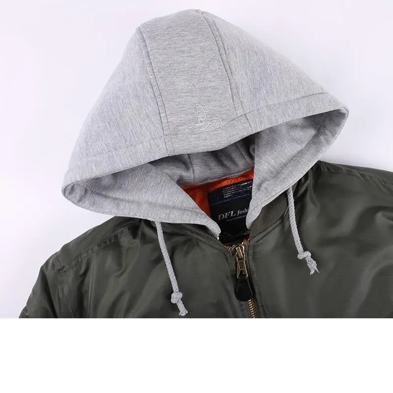 Blouson sweat capuche militaire homme - Image 5