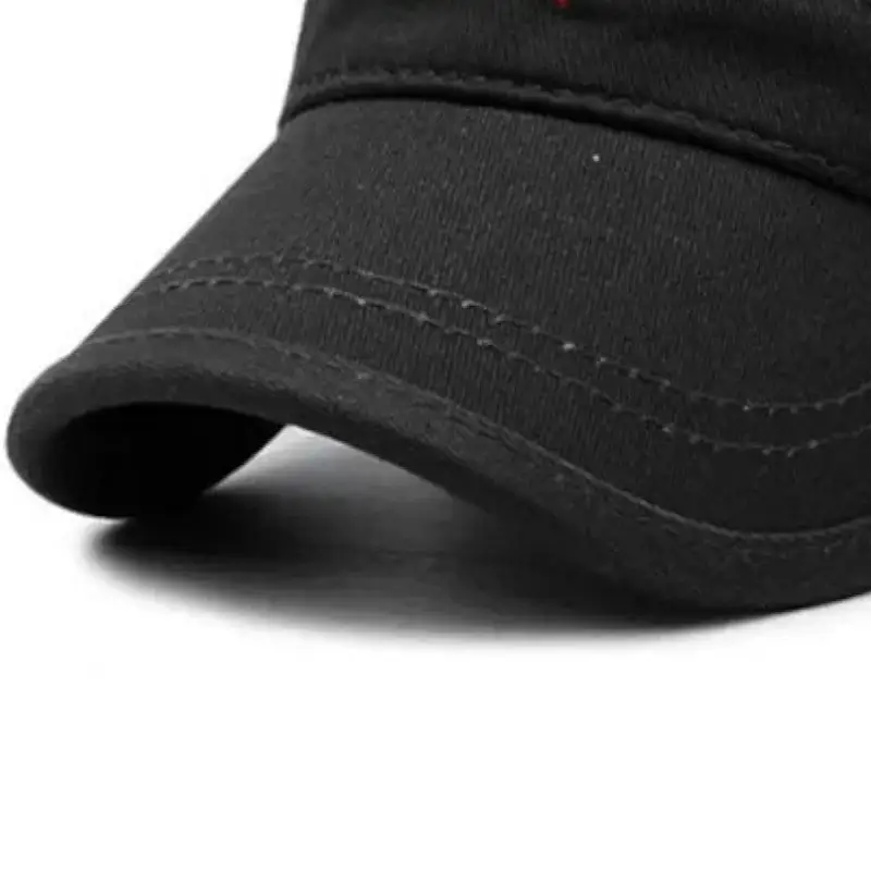 Casquette militaire noire - Image 7