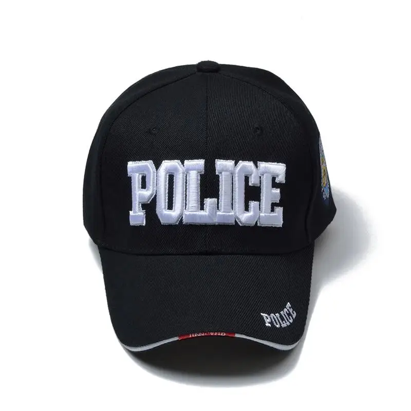 Casquette militaire noire homme - Image 5