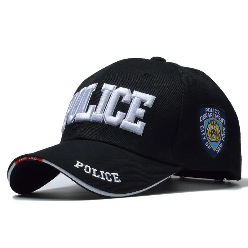 Casquette militaire noire homme - Image 8