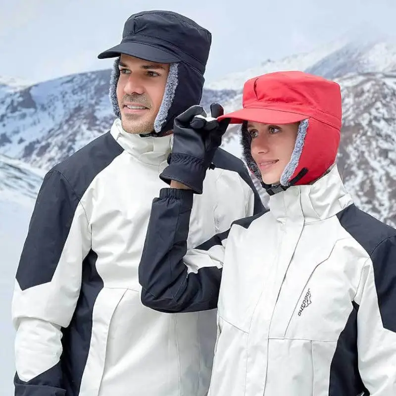 Casquette randonnée hiver avec fourrure - Image 14