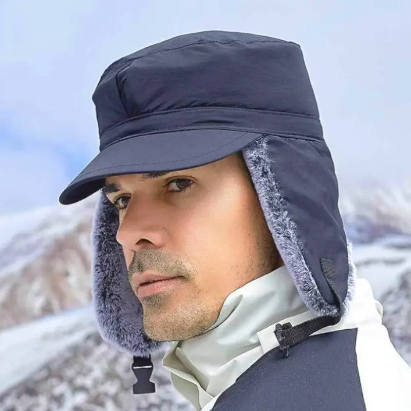 Casquette randonnée hiver avec fourrure - Image 16