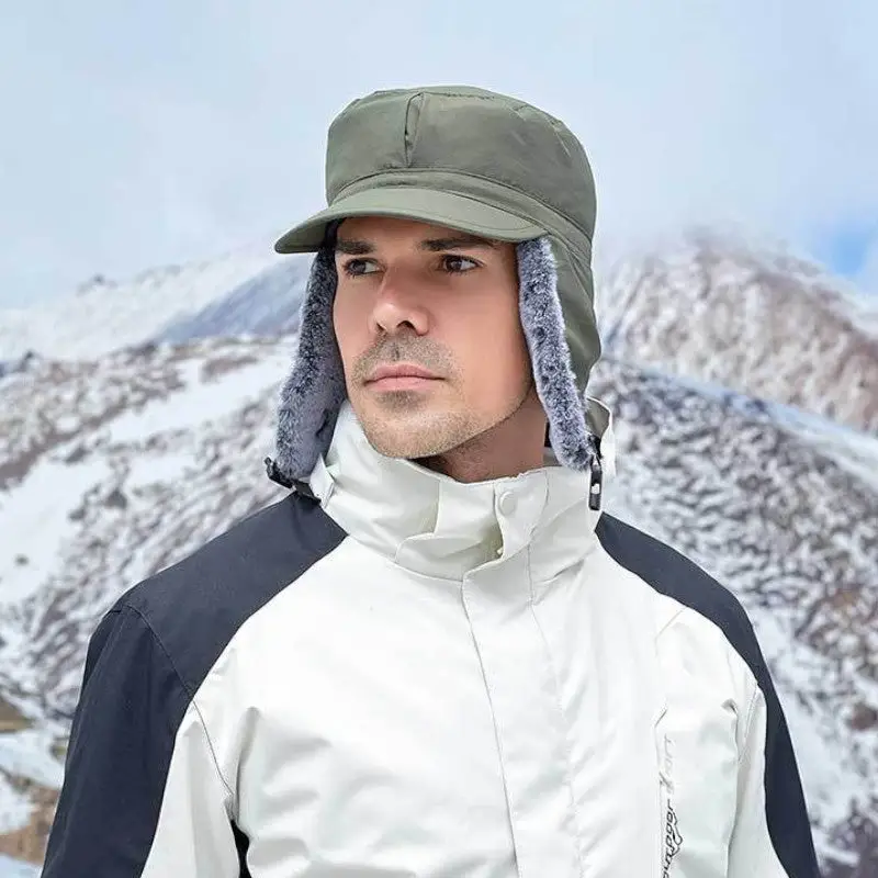 Casquette randonnée hiver avec fourrure - Image 8