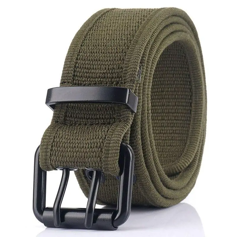 Ceinture homme toile militaire
