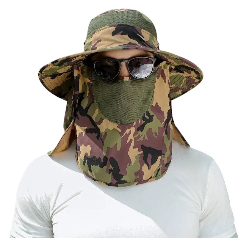 Chapeau anti uv anti insectes randonnée - Image 17
