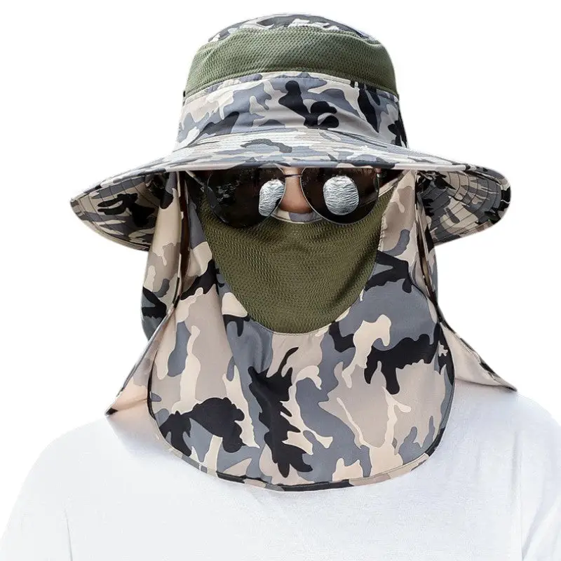 Chapeau anti uv anti insectes randonnée - Image 20