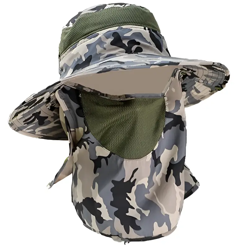Chapeau anti uv anti insectes randonnée - Image 21