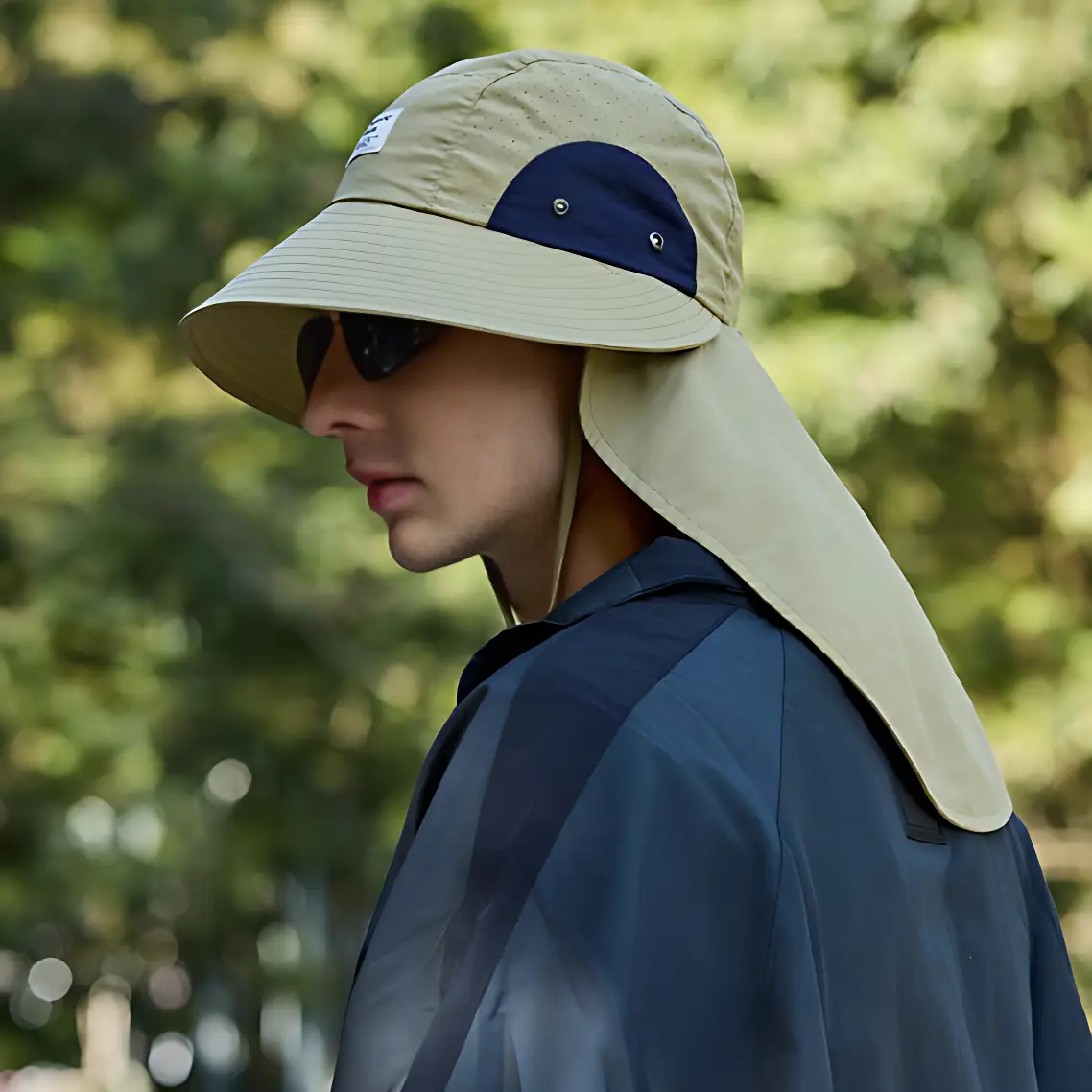 Chapeau anti uv protection cou randonnée - Image 15