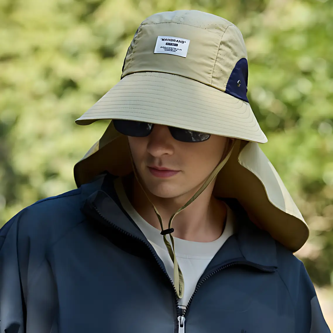 Chapeau anti uv protection cou randonnée - Image 17