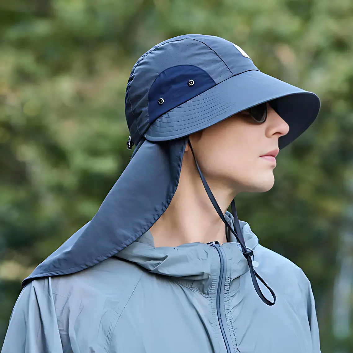 Chapeau anti uv protection cou randonnée - Image 20