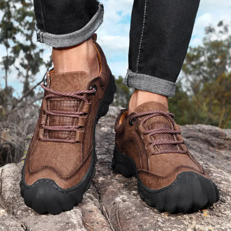 Chaussure homme montagne cuir - Image 10