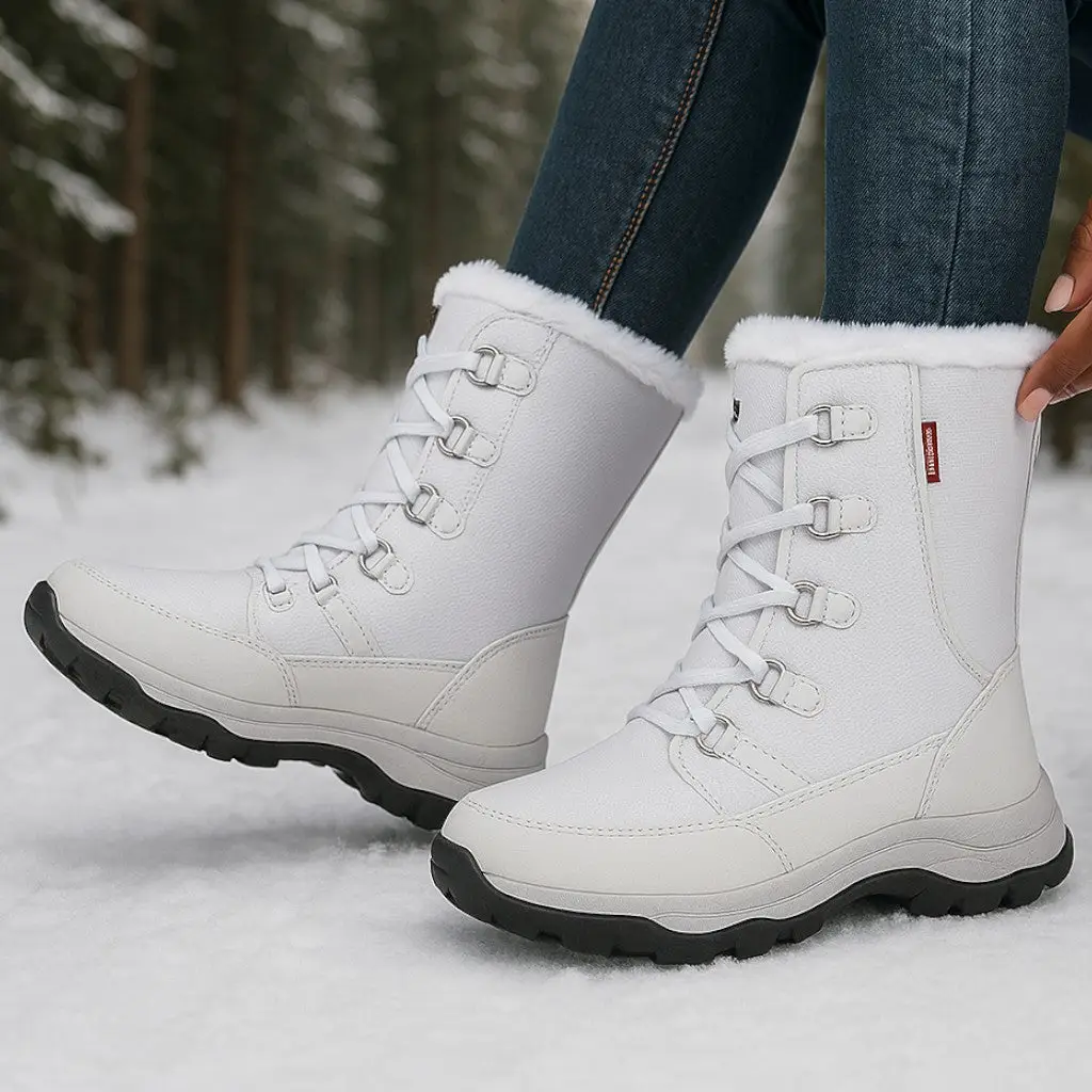 Chaussures fourrées femme grand froid - Image 13