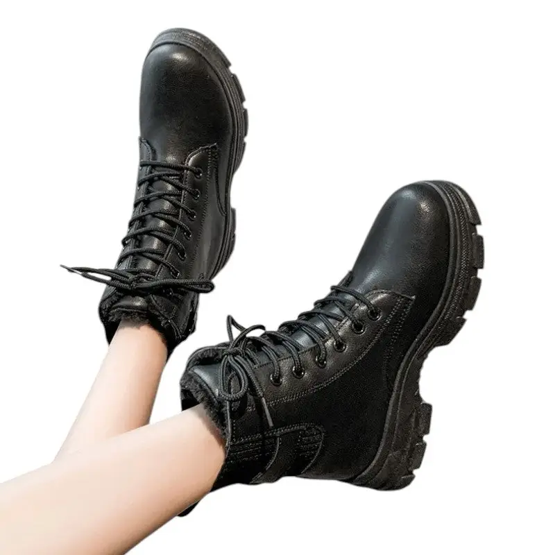 Chaussures type rangers femme - Image 25