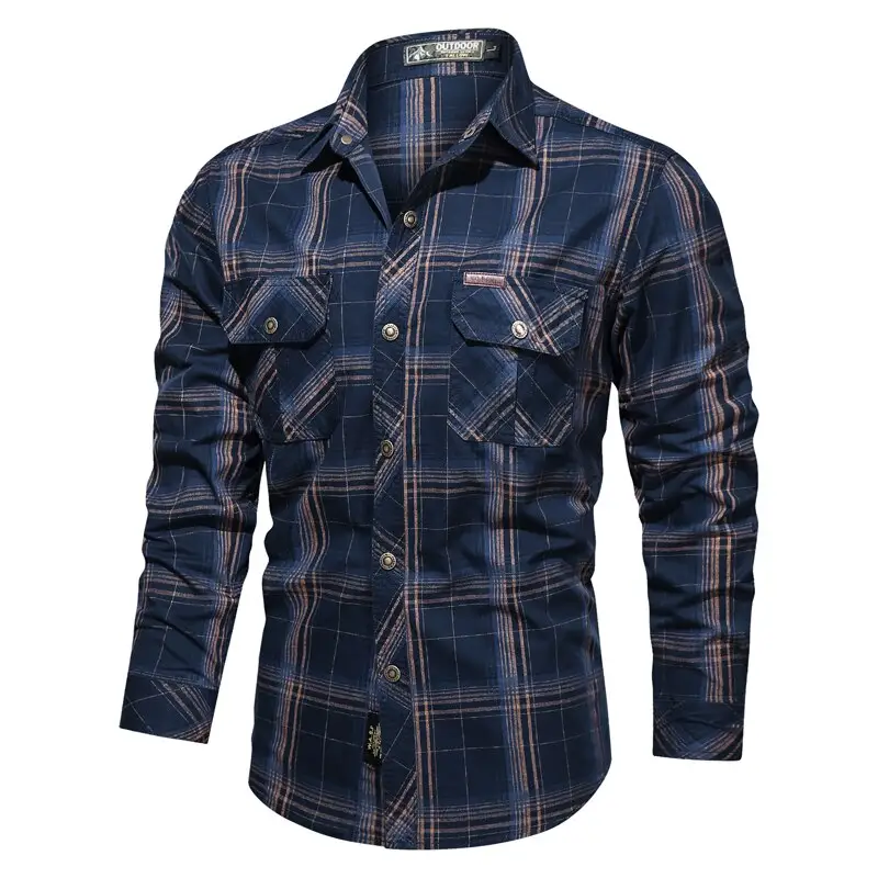 Chemise Ă Carreaux Homme - Image 10