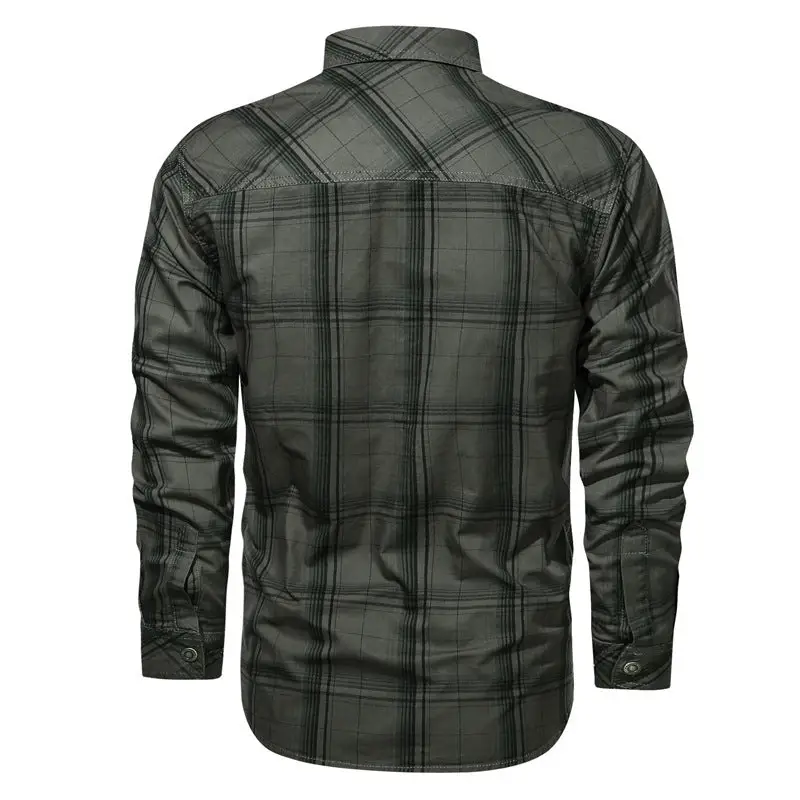 Chemise Ă Carreaux Homme - Image 3