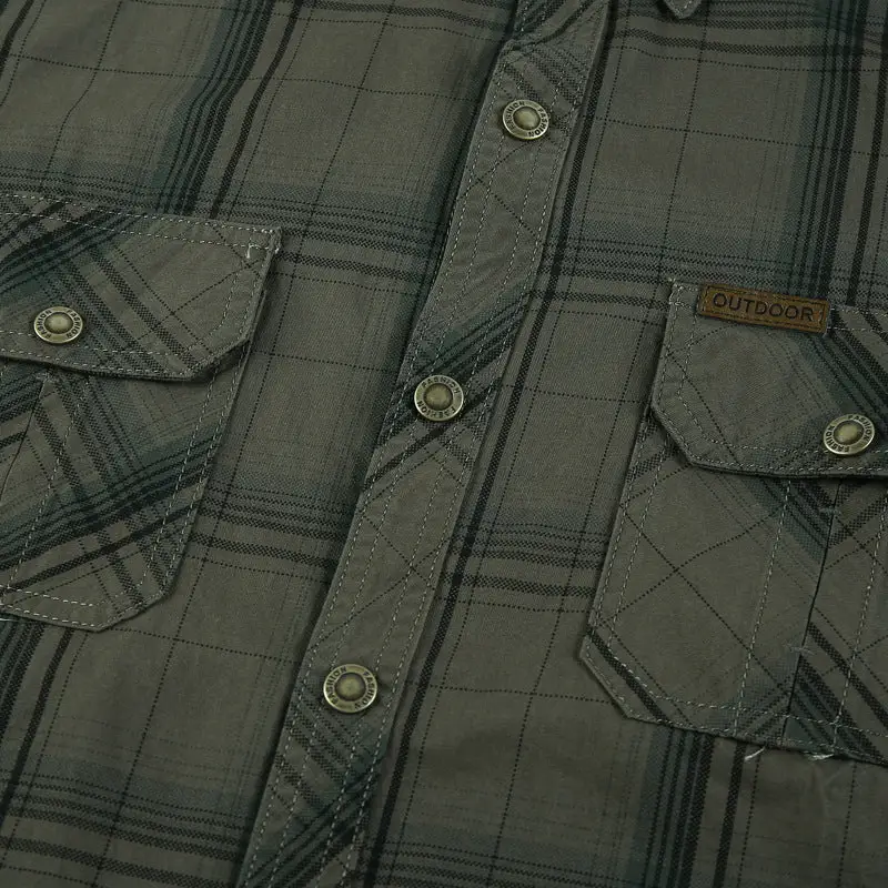 Chemise Ă Carreaux Homme - Image 7