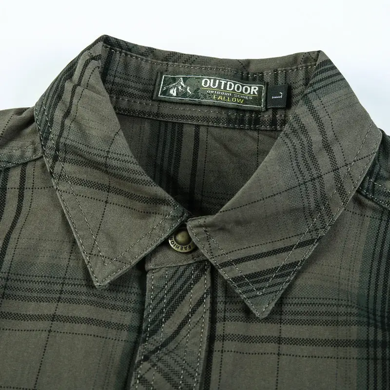 Chemise Ă Carreaux Homme - Image 9