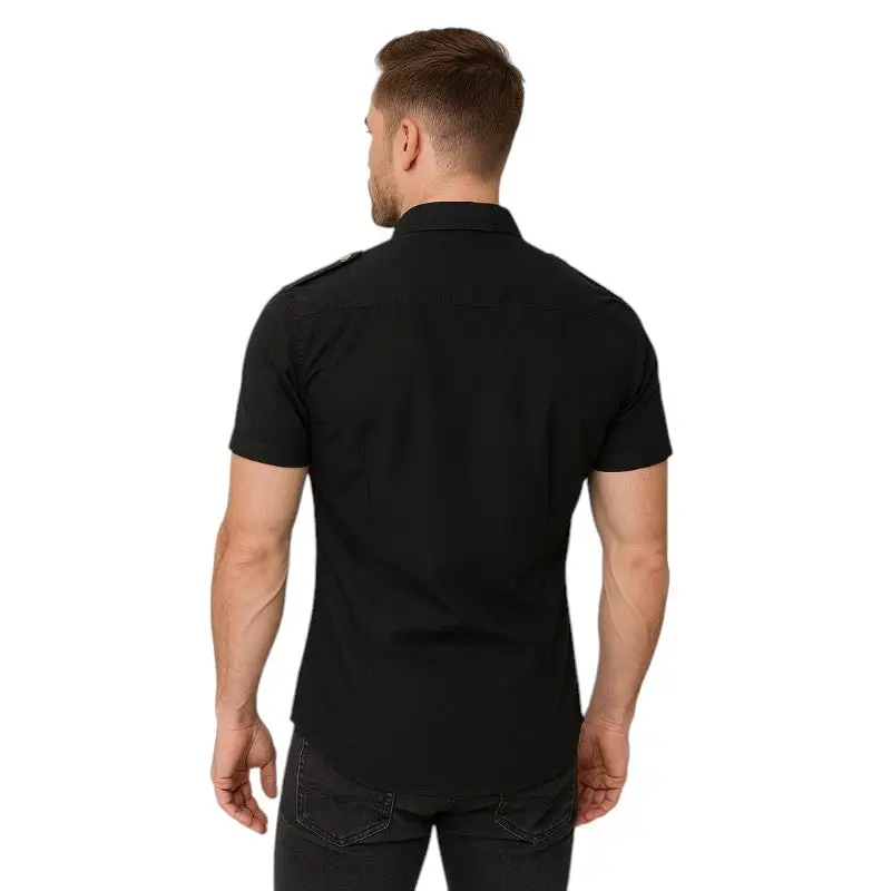 Chemise avec épaulette homme - Image 9