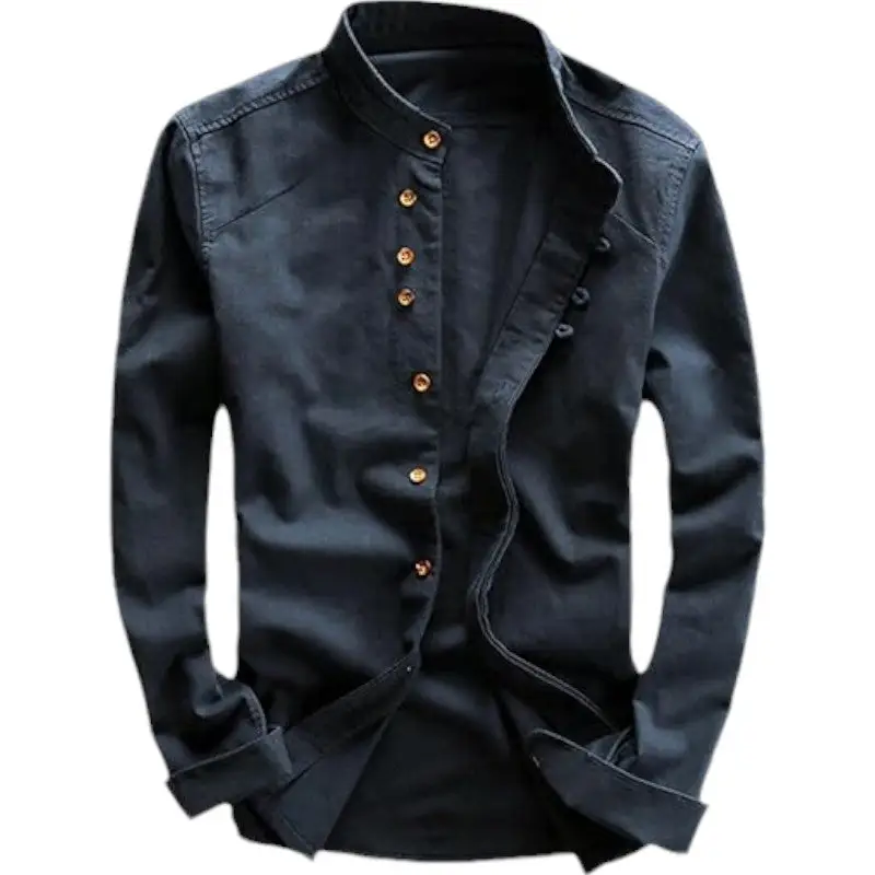 CHEMISE MILITAIRE EN LAIN - Image 6