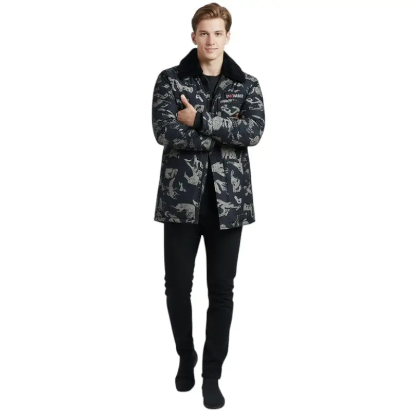 Doudoune camouflage militaire homme - Image 10