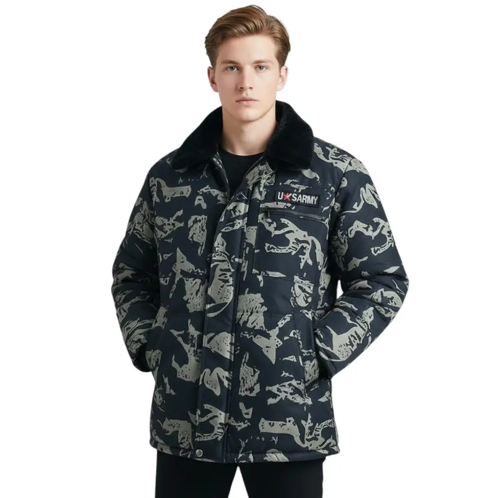 Doudoune camouflage militaire homme - Image 5