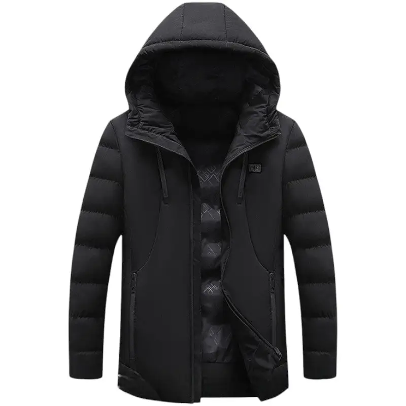 Doudoune chauffante noire