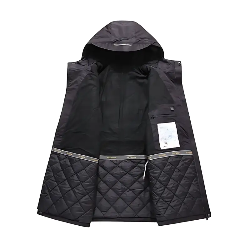 Veste chauffante femme imperméable avec capuche - Image 3