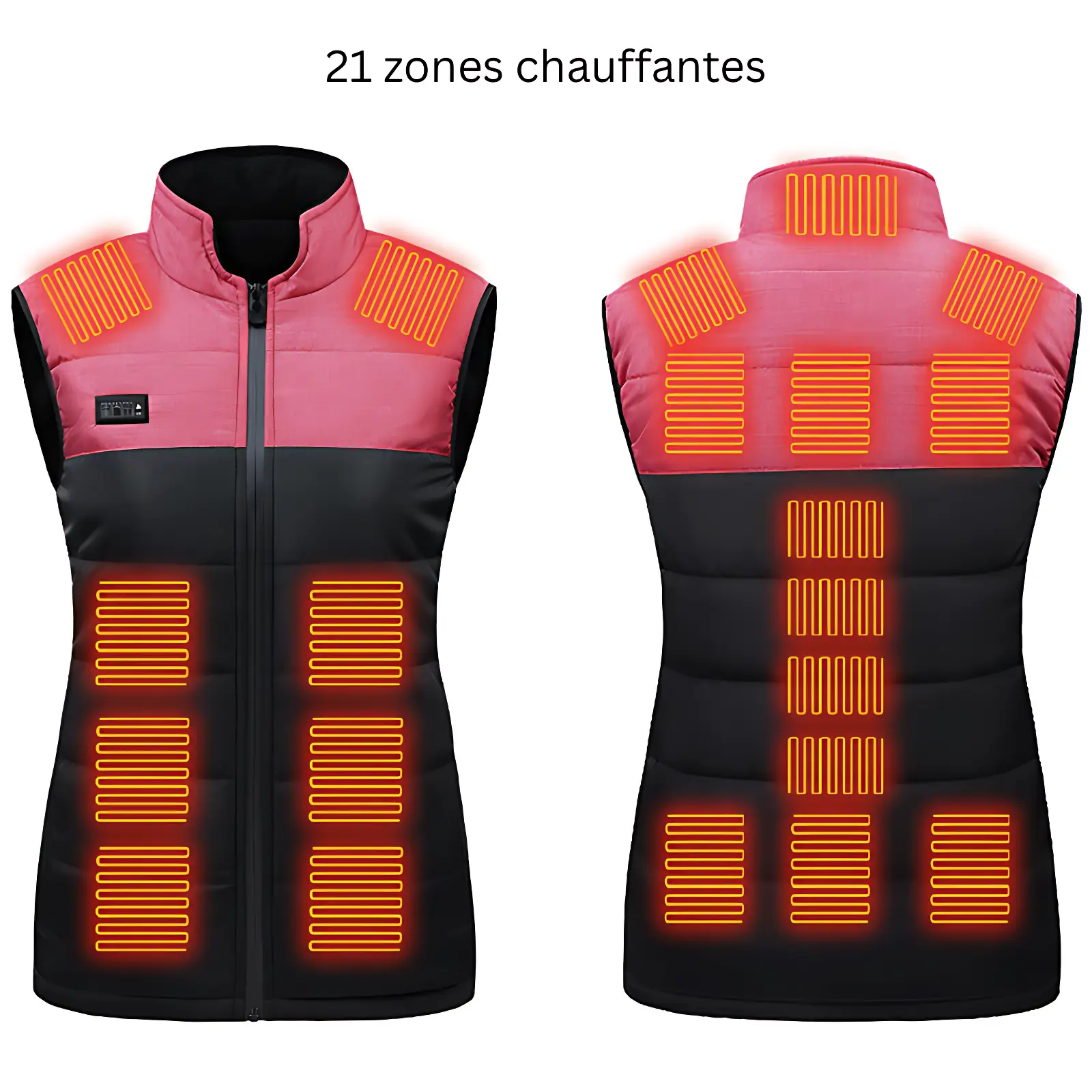 Doudoune sans manche chauffante homme avec batterie - Image 13