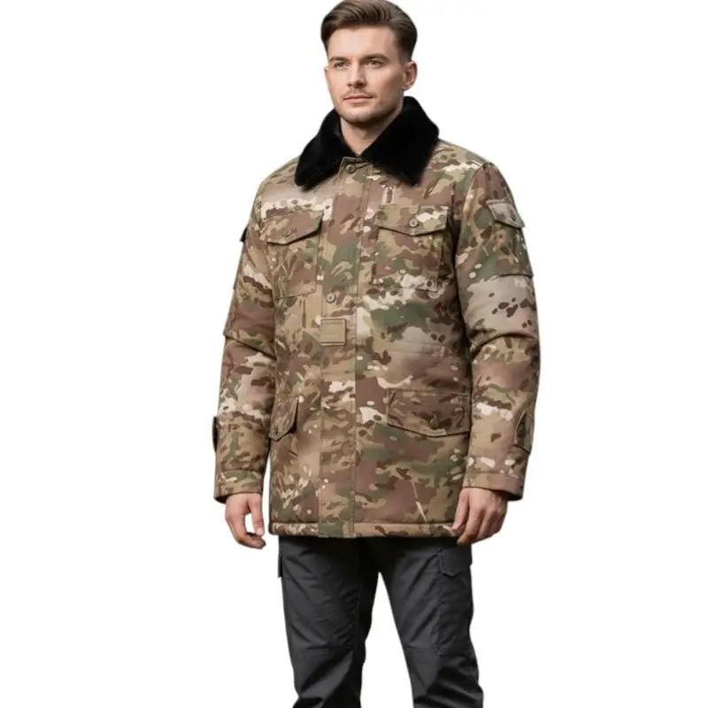 Doudoune style militaire homme - Image 5