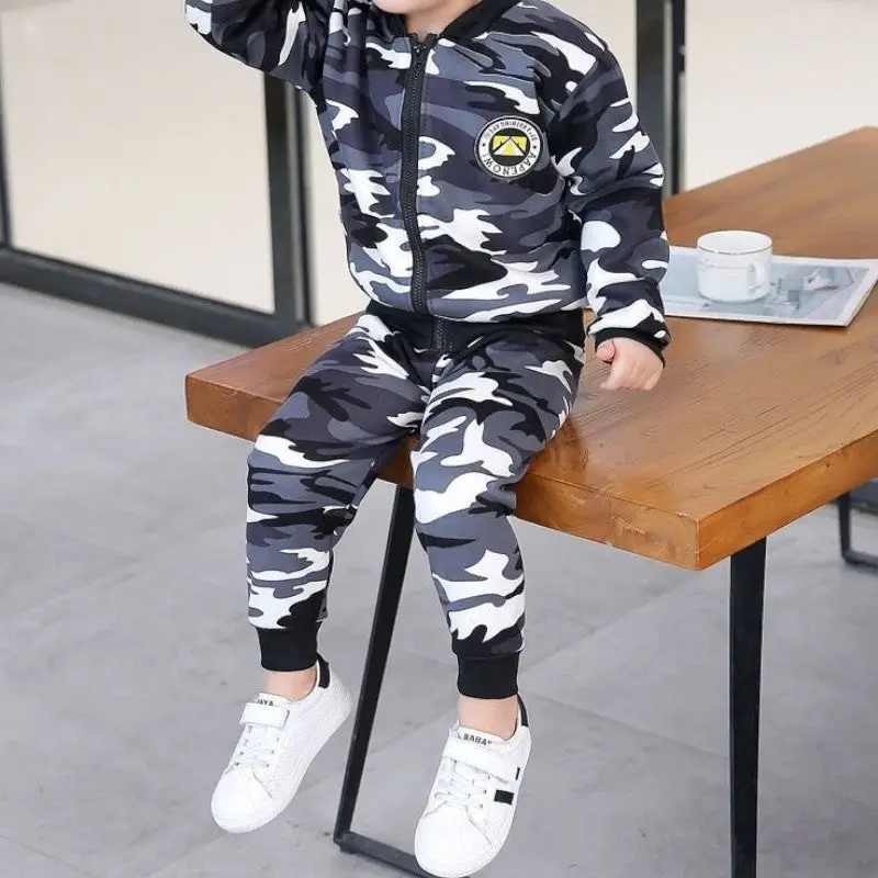 Ensemble sweat militaire garcon - Image 3