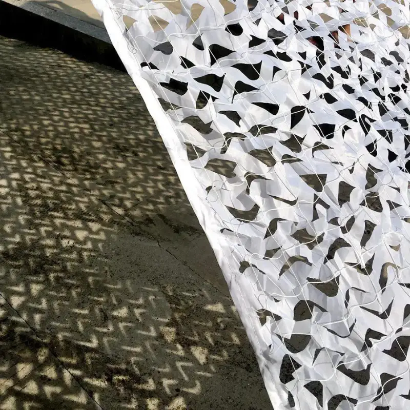 Filet camouflage blanc pour pergola - Image 16