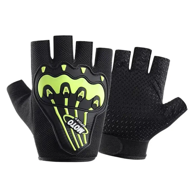 Gants militaire homme mi-doigts - Image 9