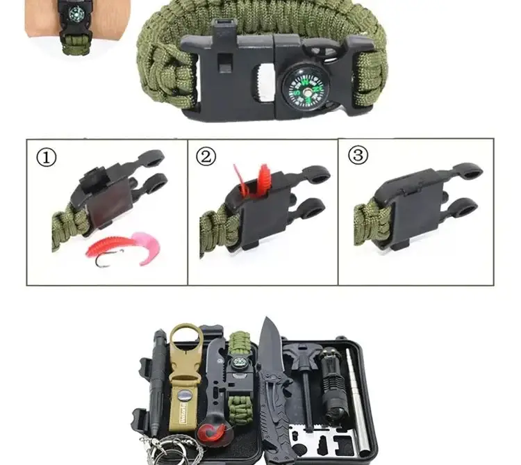 KIT DE SURVIE - KIT D'URGENCE 12 EN 1 - Image 4