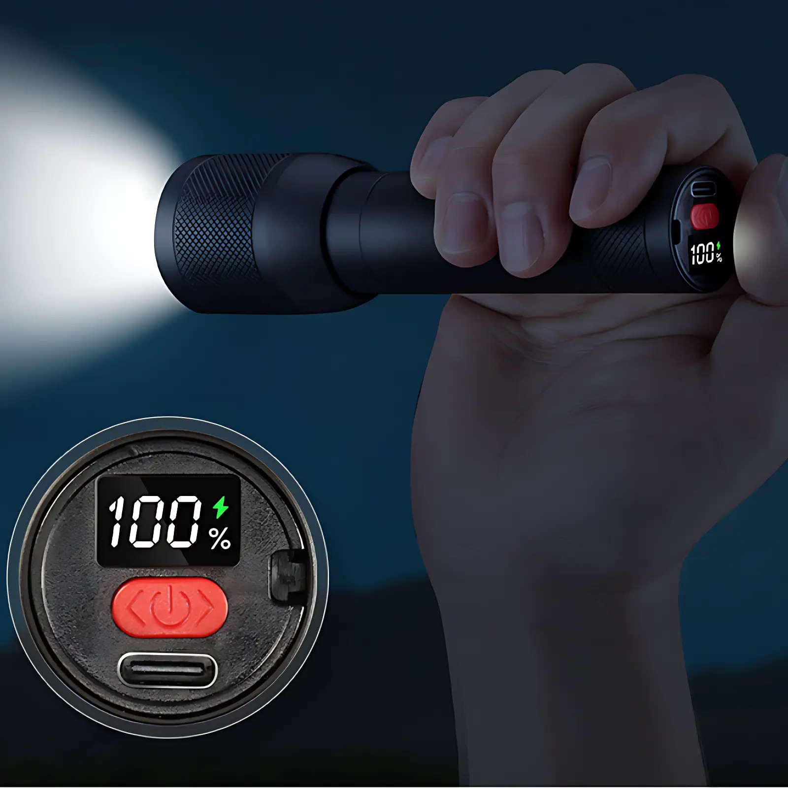 Lampe torche led anti choc - Image 3