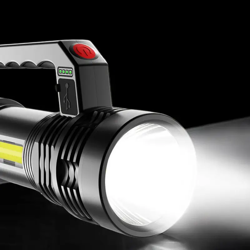 Lampe torche led ultra puissante rechargeable militaire - Image 3