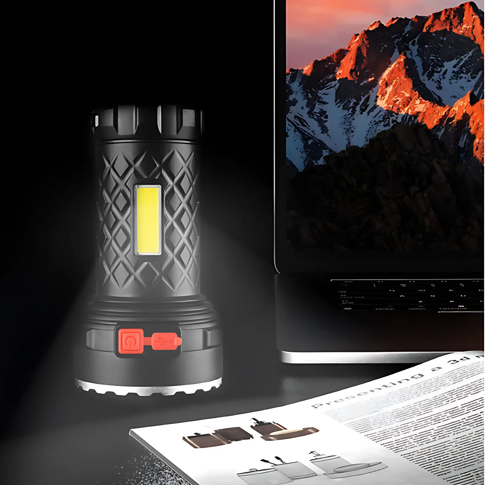 Lampe torche puissante rechargeable - Image 9