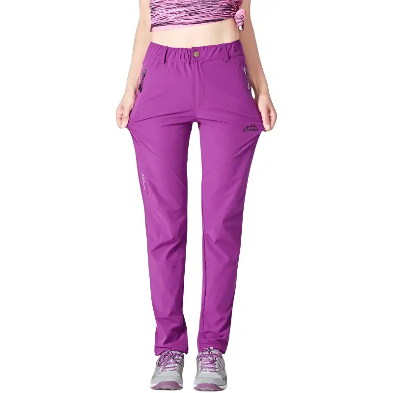 Pantalon randonnée femme violet - Image 2