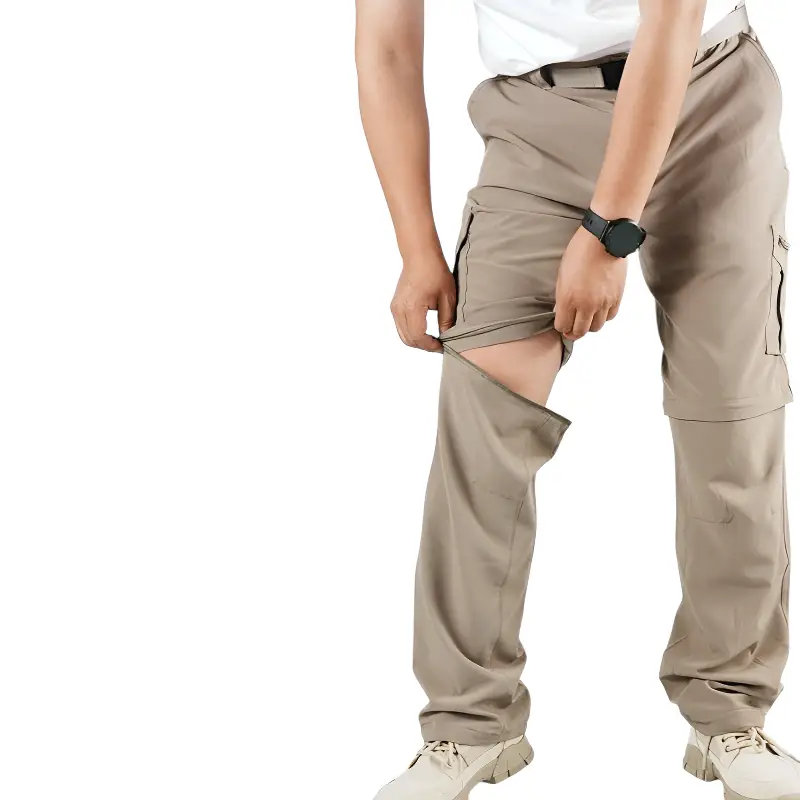 Pantalon randonnée homme beige - Image 10