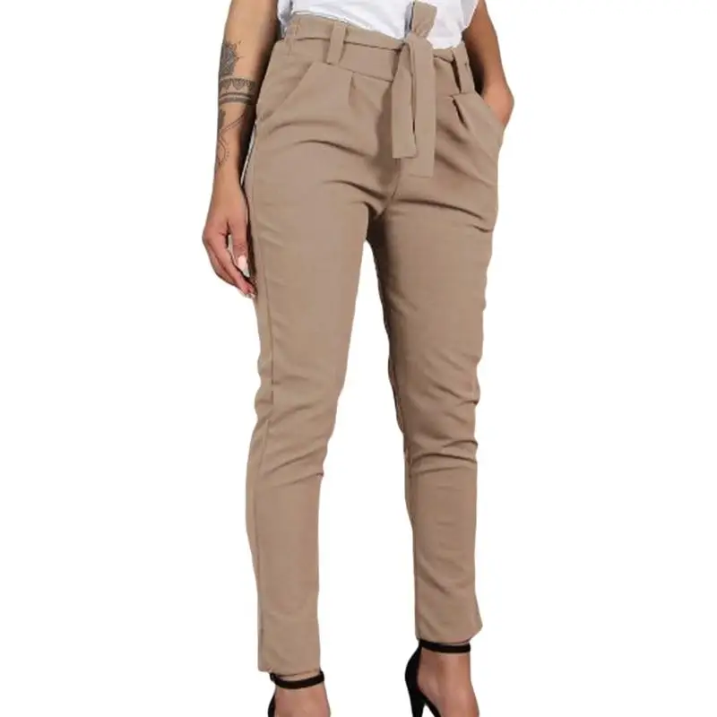 Pantalon treillis slim femme - Image 4