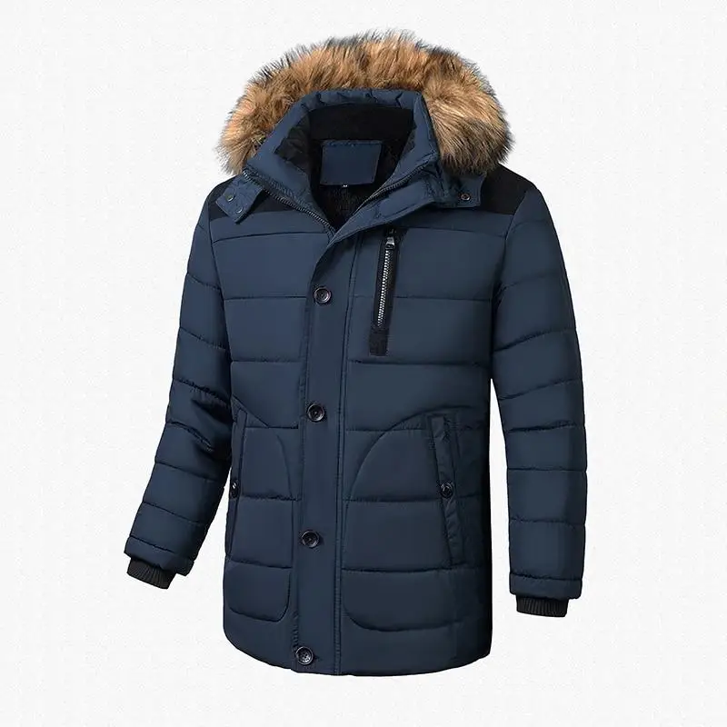 Parka militaire homme bleu