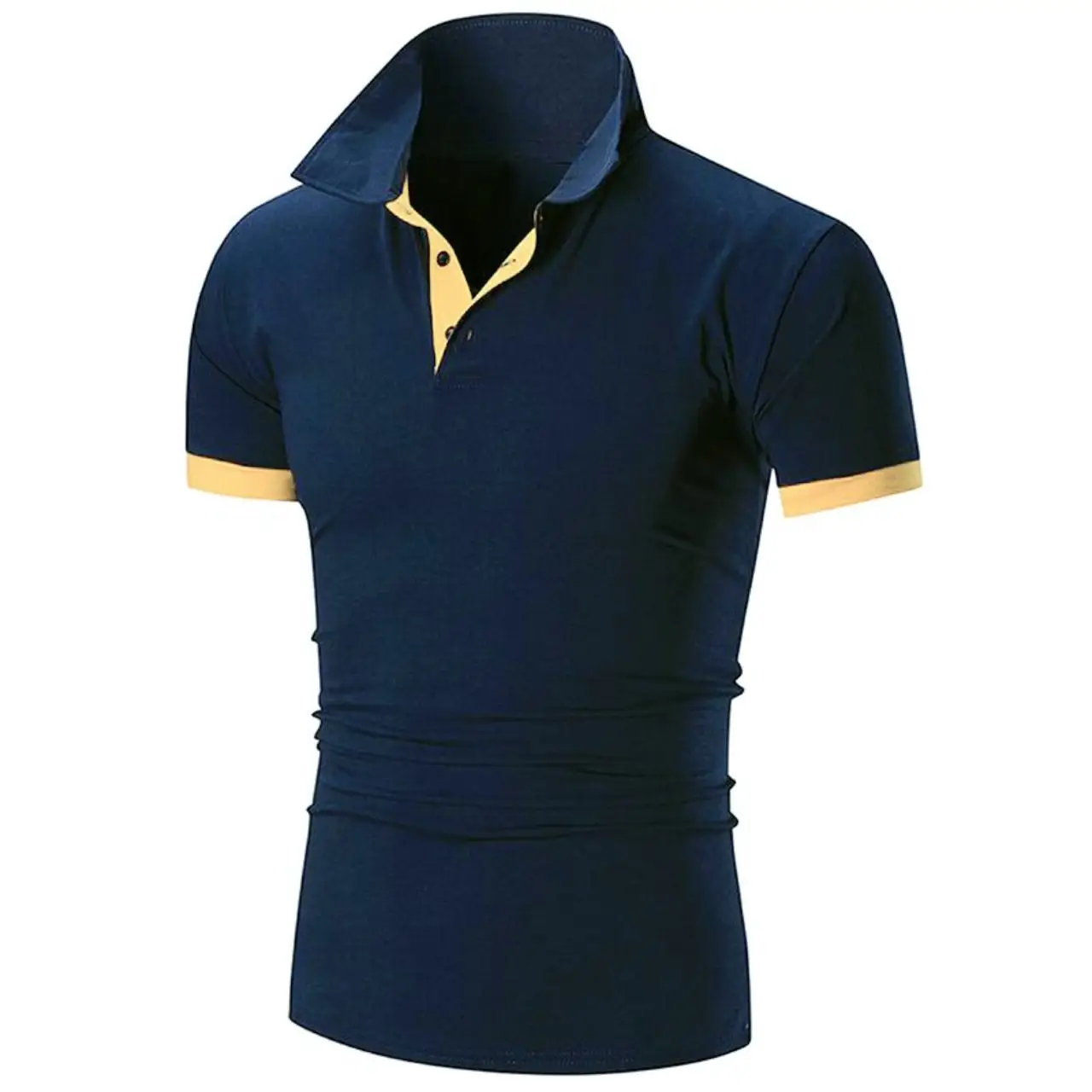 Polo homme bleu marine - Image 2
