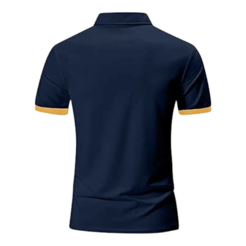 Polo homme bleu marine - Image 3